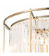 Guilford Ceiling Pendant Semi Ceiling Lamp Convertible 8 Light E14 Antique Brass Clear-6