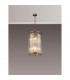 Guilford 2 Tier Ceiling Pendant 3+3 Light E14 Antique Brass Clear-3