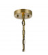 Guilford 2 Tier Ceiling Pendant 3+3 Light E14 Antique Brass Clear-5