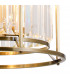 Guilford 2 Tier Ceiling Pendant 3+3 Light E14 Antique Brass Clear-8