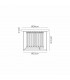 Guilford Ceiling Lamp 3 Light E27 Antique Brass Clear-2