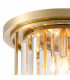 Guilford Ceiling Lamp 3 Light E27 Antique Brass Clear-5