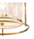 Guilford Ceiling Lamp 3 Light E27 Antique Brass Clear-6