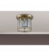Guilford Ceiling Lamp 3 Light E27 Antique Brass Clear-7