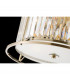 Guilford Ceiling Lamp 3 Light E27 Antique Brass Clear-8