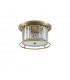 Guilford Ceiling Lamp 4 Light E27 Antique Brass Clear-4