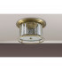 Guilford Ceiling Lamp 4 Light E27 Antique Brass Clear-7