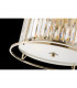 Guilford Ceiling Lamp 4 Light E27 Antique Brass Clear-8