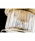 Guilford Ceiling Lamp 4 Light E27 Antique Brass Clear-9