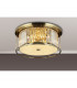 Guilford Ceiling Lamp 6 Light E27 Antique Brass Clear-3