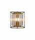 Guilford Wall Lamp 2 Light E14 Antique Brass Clear-1