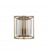 Guilford Wall Lamp 2 Light E14 Antique Brass Clear-4