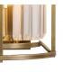Guilford Wall Lamp 2 Light E14 Antique Brass Clear-6