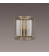 Guilford Wall Lamp 2 Light E14 Antique Brass Clear-7