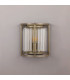 Guilford Wall Lamp 2 Light E14 Antique Brass Clear-9