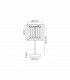 Guilford Table Lamp E27 Antique Brass Clear-2