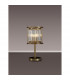 Guilford Table Lamp E27 Antique Brass Clear-3