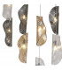Marilla Oval Ceiling Pendant 2m 12 Light G9 Polished Chrome Clear & Amber & Smoked Glass-9