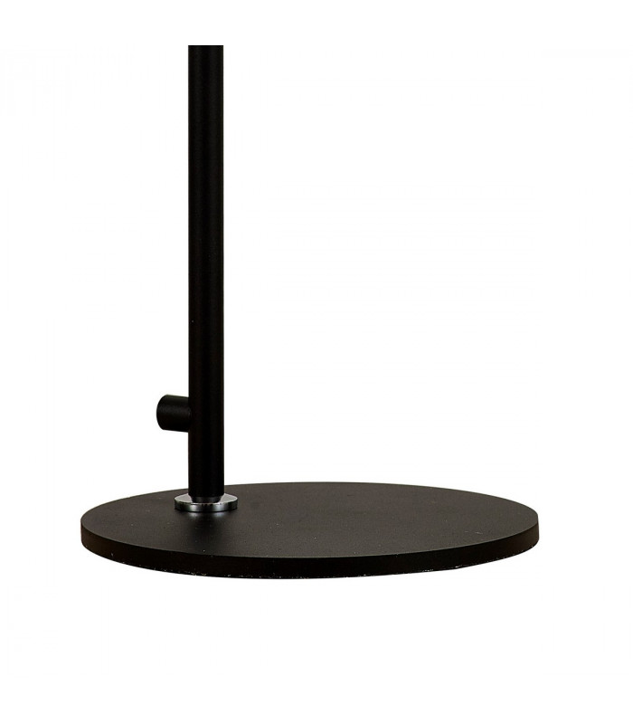 Ghent Large Table Lamp E27 Black Smoke Fade Glass-5