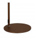 Ghent Floor Lamp E27 Mocha Amber Glass-5