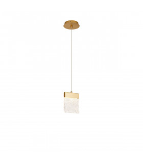 Boston Small Ceiling Pendant 2m 4.5W LED 3000K 160lm Painted Brushed Gold-1