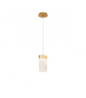 Boston Medium Ceiling Pendant 2m 4.5W LED 3000K 160lm Painted Brushed Gold-1