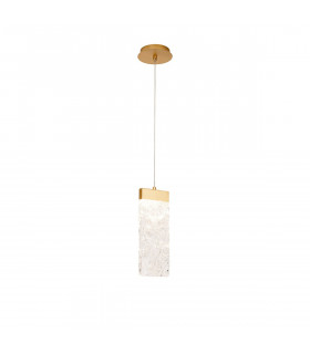 Boston Large Ceiling Pendant 2m 4.5W LED 3000K 160lm Painted Brushed Gold-1