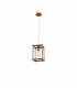 Catskill Ceiling Pendant E27 Walnut Polished Nickel-1