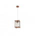 Catskill Ceiling Pendant E27 Walnut Polished Nickel-4