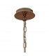 Catskill Ceiling Pendant 4 Light E14 Walnut Polished Nickel-5