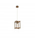Catskill Ceiling Pendant E27 Medium Oak Antique Brass-1