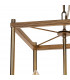Catskill Ceiling Pendant 4 Light E14 Medium Oak Antique Brass-6