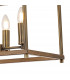 Catskill Linear Ceiling Pendant 8 Light E14 Medium Oak Antique Brass-8