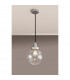 Irondequoit 20cm Ceiling Pendant E27 IP65 Exterior Titanium Silver Polished Chrome-3