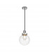 Irondequoit 20cm Ceiling Pendant E27 IP65 Exterior Titanium Silver Polished Chrome-5