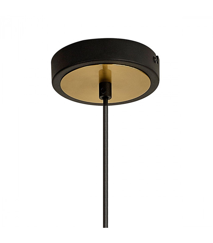 Harpersfield 32cm Ceiling Pendant E27 Black Gold-5