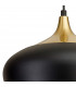 Harpersfield 32cm Ceiling Pendant E27 Black Gold-6