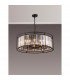 Guilford Ceiling Pendant 10 Light E14 Satin Black Clear-3
