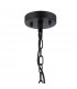 Guilford Ceiling Pendant 10 Light E14 Satin Black Clear-5