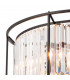 Guilford Ceiling Pendant 10 Light E14 Satin Black Clear-6