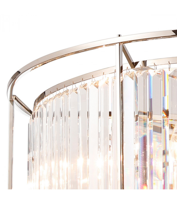 Guilford Ceiling Pendant 10 Light E14 Polished Nickel Clear-6
