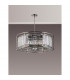 Guilford Ceiling Pendant 10 Light E14 Polished Nickel Clear-9