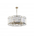 Guilford Ceiling Pendant 10 Light E14 Antique Brass Clear-4