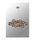 Marshall Circular Ceiling Pendant 16 Light G9 Satin Gold Smoke Plated Glass-3