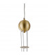 Marshall Ceiling Pendant 5 Light G9 Satin Gold Amber Plated Glass-6