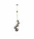 Marshall Ceiling Pendant 5 Light G9 Satin Gold Chrome Plated Glass-1