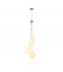 Marshall Ceiling Pendant 5 Light G9 Satin Gold Opal Glass-1