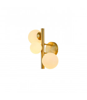 Marshall Wall Lamp 3 Light G9 Satin Gold Opal Glass-1