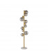 Marshall Floor Lamp 11 Light G9 Satin Gold Chrome Plated Glass-1