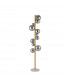 Marshall Floor Lamp 11 Light G9 Satin Gold Chrome Plated Glass-4